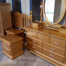 Gold apinted bedroom suite