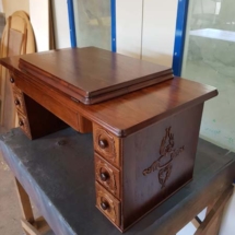 AFTER EARTHWOOD Walnut sewing machine cabinet